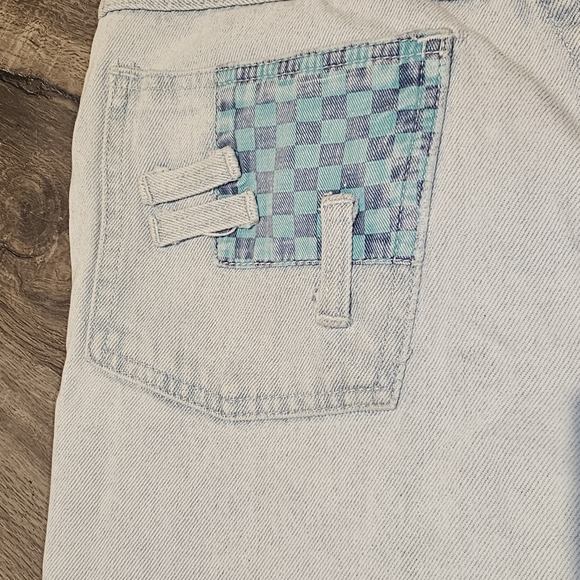 Vintage 80s Everblue patchwork Jeans Size 9/10 - Picture 13 of 16